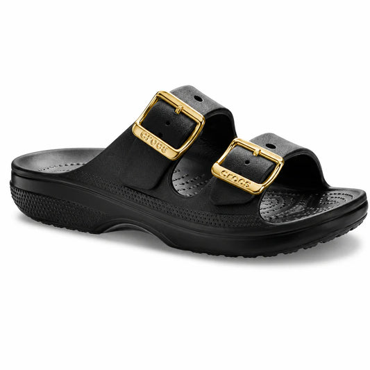 Women’s Metallic Buckle Saturday Sandal