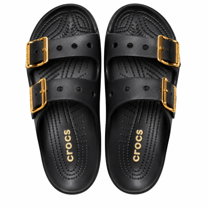 Women’s Metallic Buckle Saturday Sandal