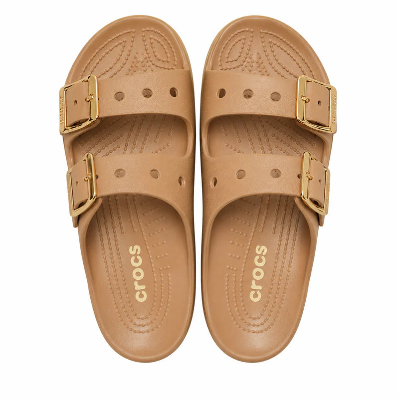 Women’s Metallic Buckle Saturday Sandal